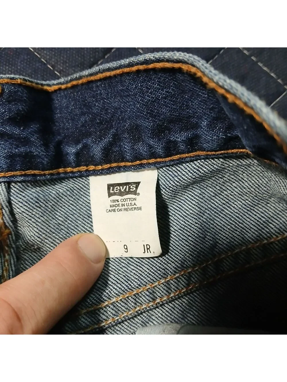 Levi's Made In USA Denim Cutoff Shorts Blue Jean Juniors Size 9